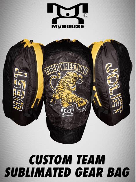 custom wrestling gear bags.